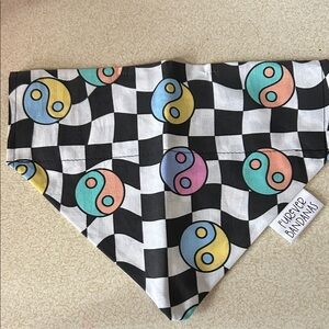 Checkered Yin Yang Bandana